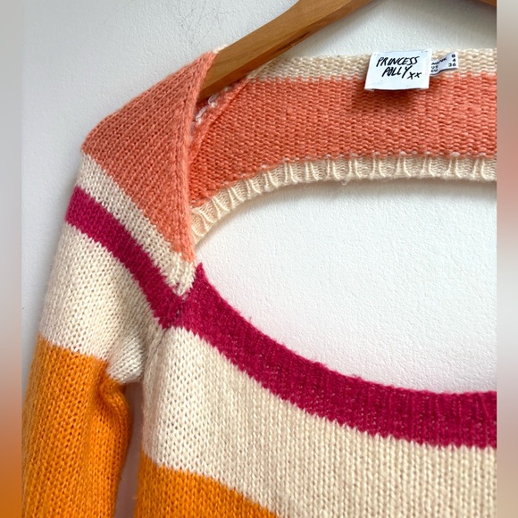 Princess Polly Striped Sweater Dress size 4 - Picture 2 of 3